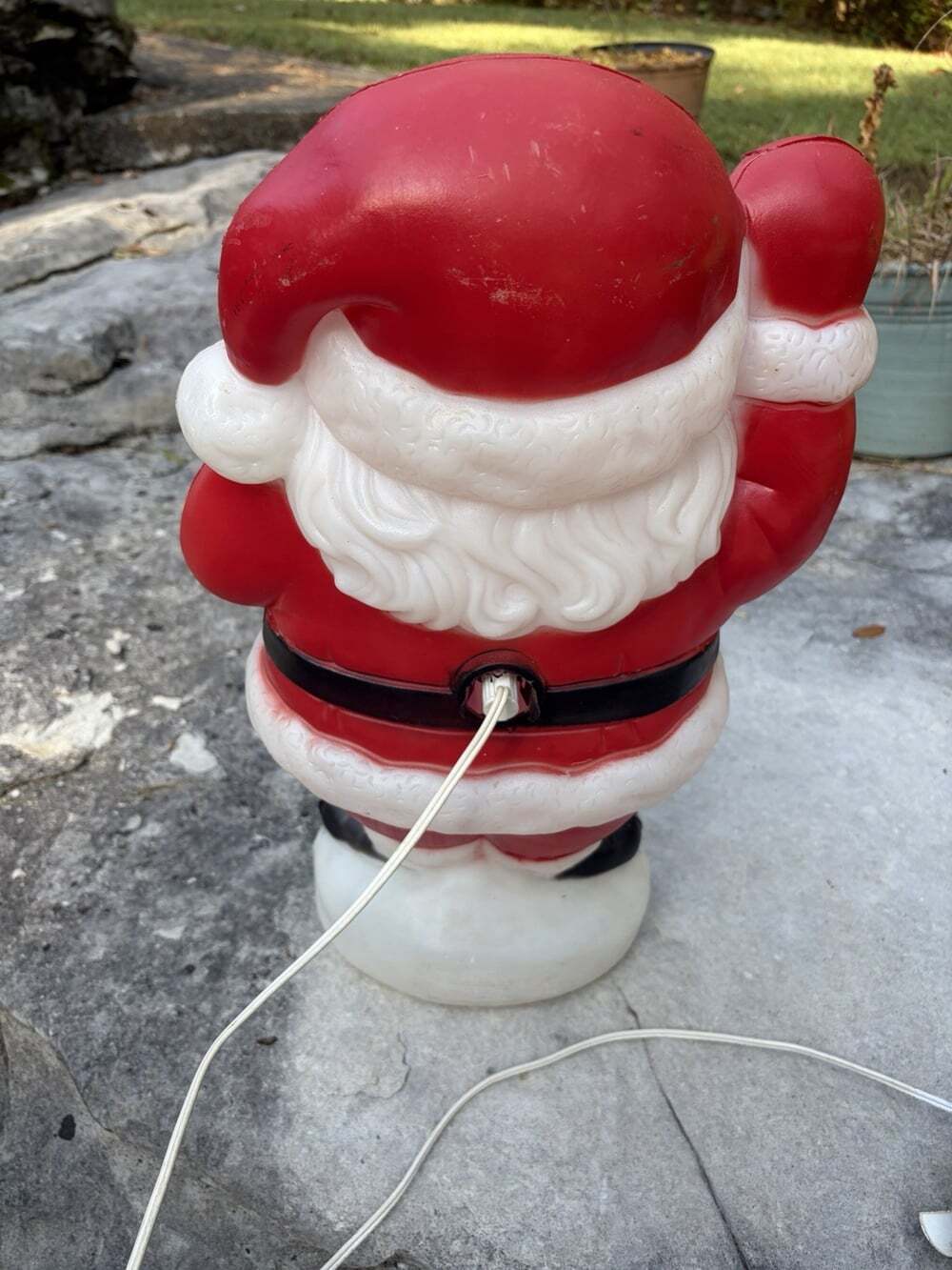 Vintage 19" Empire Waving Santa Claus Christmas Blow-Mold 1996 - Picture 4 of 6